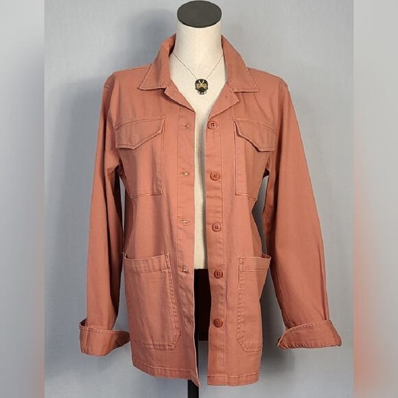 Sanctuary Adobe Stretch Utility Jacket SZ L - Picture 1 of 5